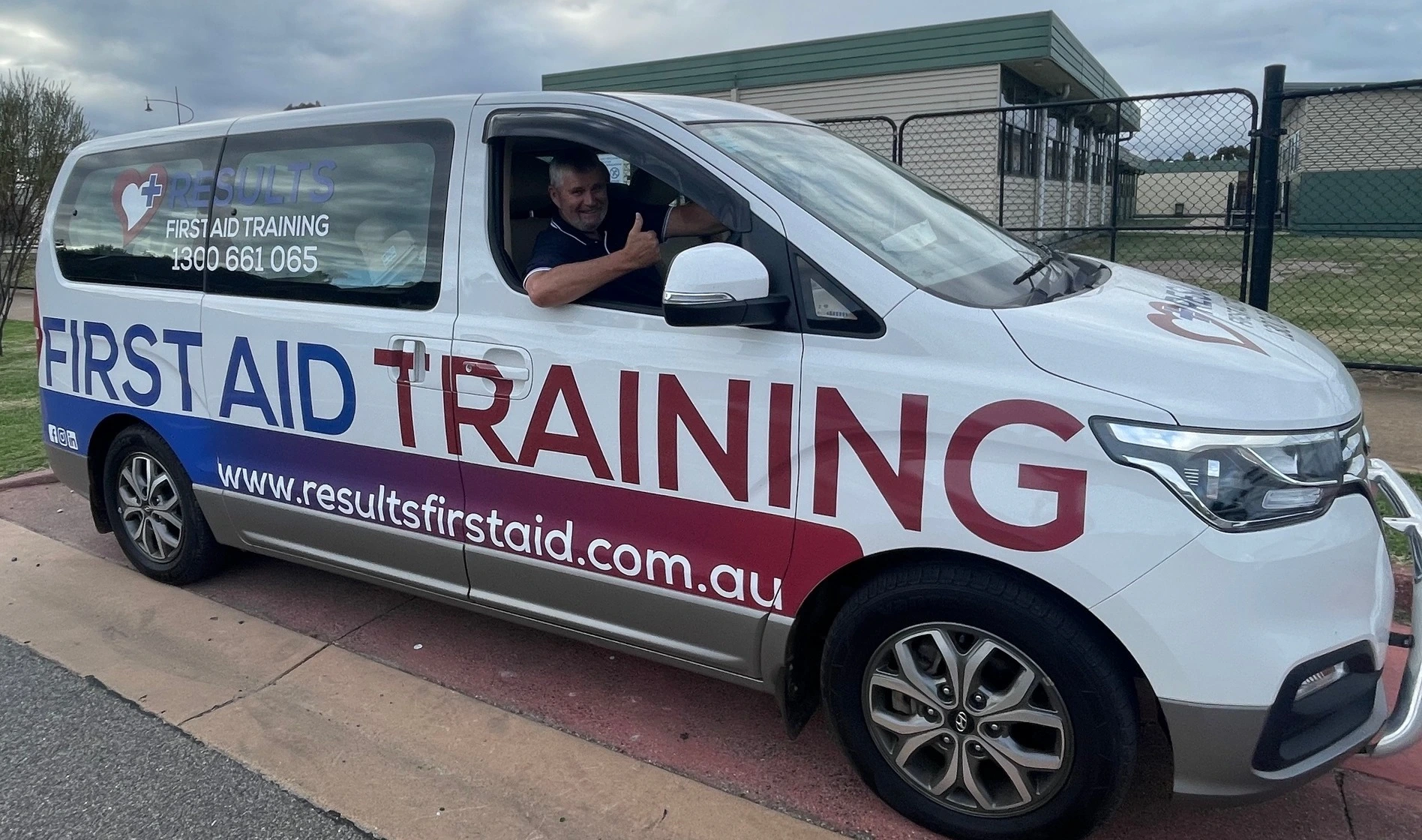 Results training vehicle